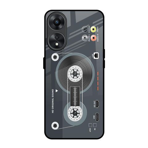 Retro Recorder Glossy Case for Oppo A78 5G