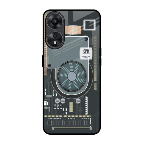 Motherboard Circuit Glossy Case for Oppo A78 5G
