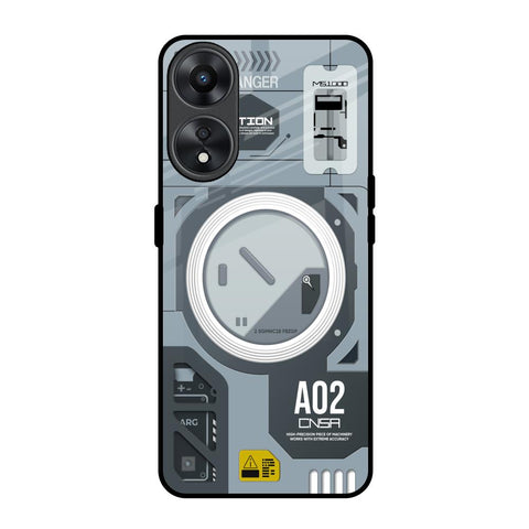 Modern Technology Glossy Case for Oppo A78 5G