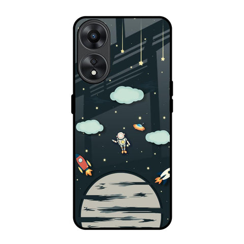 Astronaut Dream Glossy Case For Oppo A78 5G