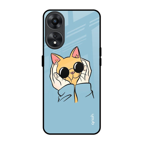 Adorable Cute Kitty Glossy Case For Oppo A78 5G