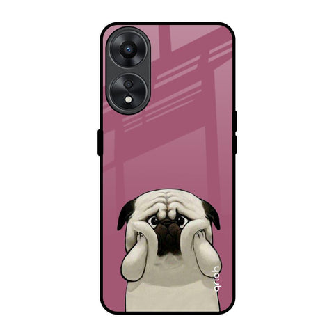 Funny Pug Face Glossy Case For Oppo A78 5G