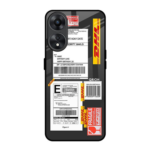 Cool Barcode Label Glossy Case For Oppo A78 5G