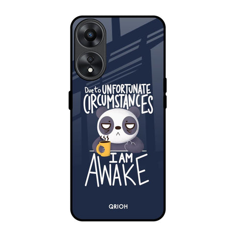 Struggling Panda Glossy Case for Oppo A78 5G