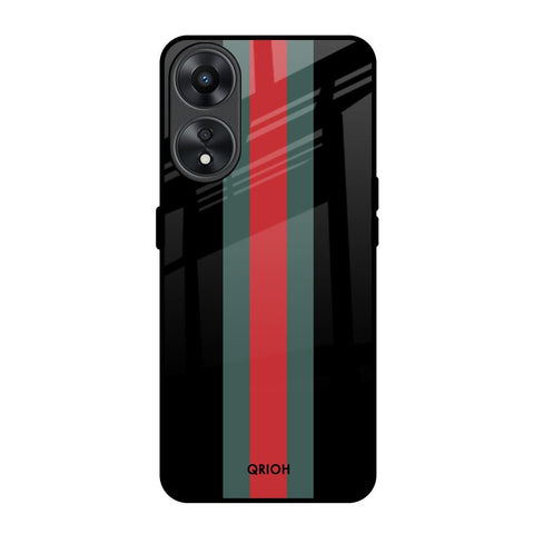 Vertical Stripes Glossy Case for Oppo A78 5G