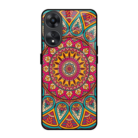 Elegant Mandala Glossy Case for Oppo A78 5G