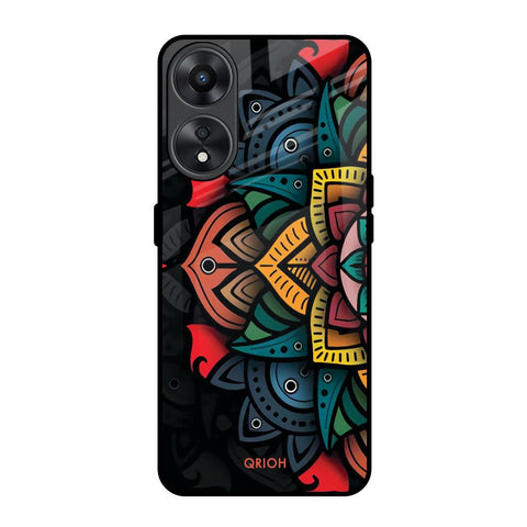 Retro Gorgeous Flower Glossy Case for Oppo A78 5G