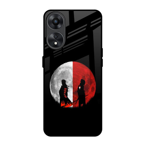 Anime Red Moon Glossy Case for Oppo A78 5G