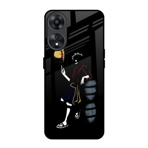 Luffy Line Art Glossy Case for Oppo A78 5G