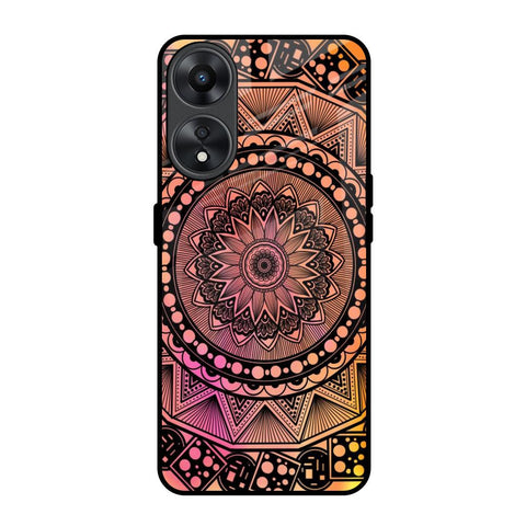 Floral Mandala Glossy Case for Oppo A78 5G