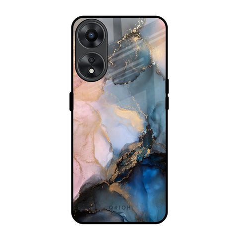 Marble Ink Abstract Glossy Case for Oppo A78 5G