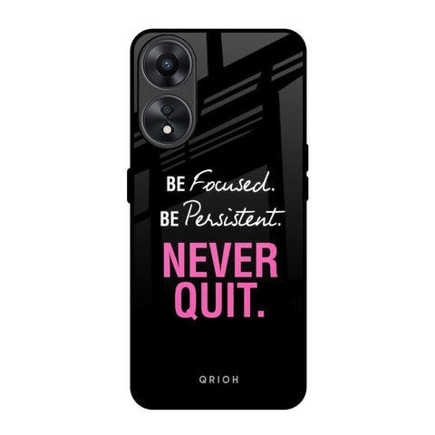 Be Focused Glossy Case for Oppo A78 5G