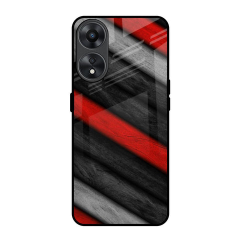 Soft Wooden Texture Glossy Case for Oppo A78 5G