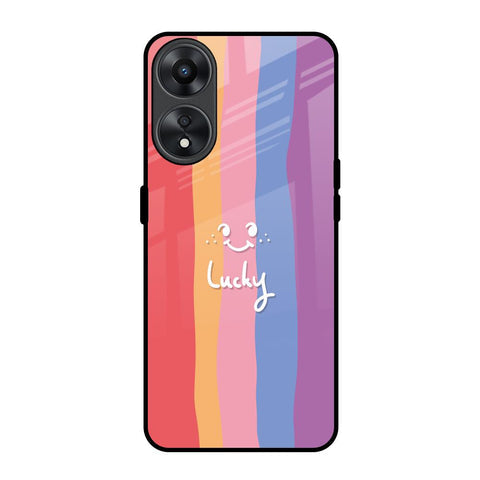 Lucky Abstract Glossy Case for Oppo A78 5G