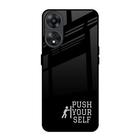 Push Your Self Glossy Case for Oppo A78 5G