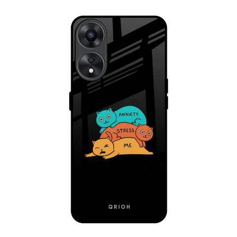 Anxiety Stress Glossy Case for Oppo A78 5G