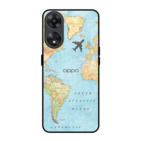 Fly Around The World Glossy Case for Oppo A78 5G