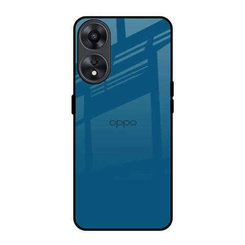 Cobalt Blue Glossy Case for Oppo A78 5G