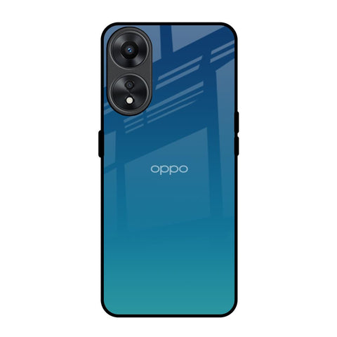 Celestial Blue Glossy Case For Oppo A78 5G