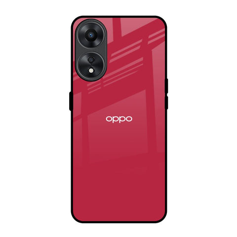 Solo Maroon Glossy case for Oppo A78 5G