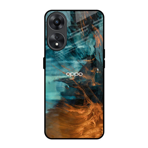 Golden Splash Glossy Case for Oppo A78 5G
