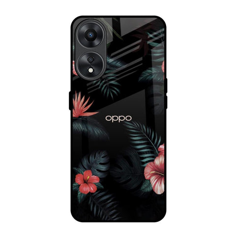 Tropical Art Flower Glossy Case for Oppo A78 5G