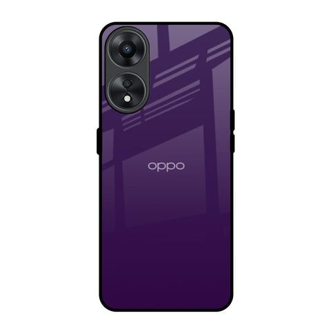 Dark Purple Glossy Case for Oppo A78 5G