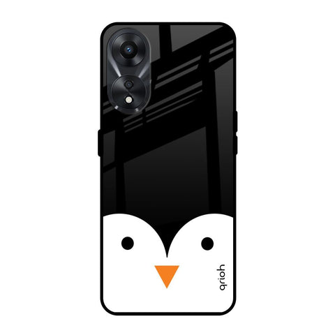 Cute Penguin Glossy Case for Oppo A78 5G
