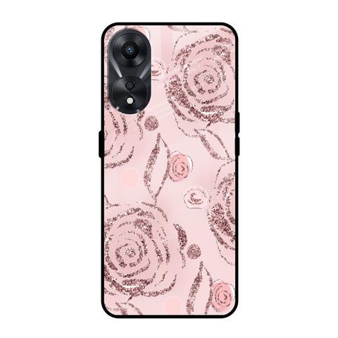 Shimmer Roses Glossy case for Oppo A78 5G