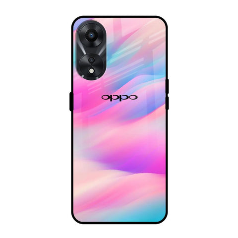 Colorful Waves Glossy case for Oppo A78 5G
