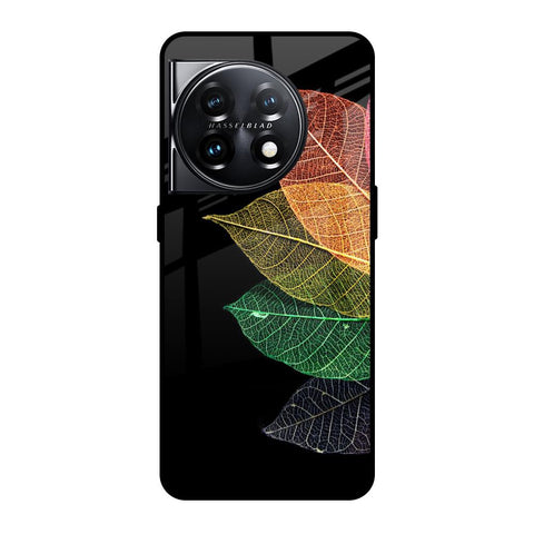 Colorful Leaves Glossy Case for OnePlus 11 5G