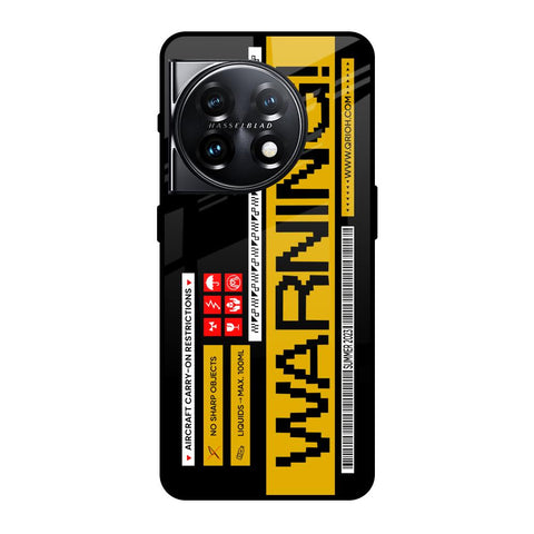 Aircraft Warning Glossy Case for OnePlus 11 5G