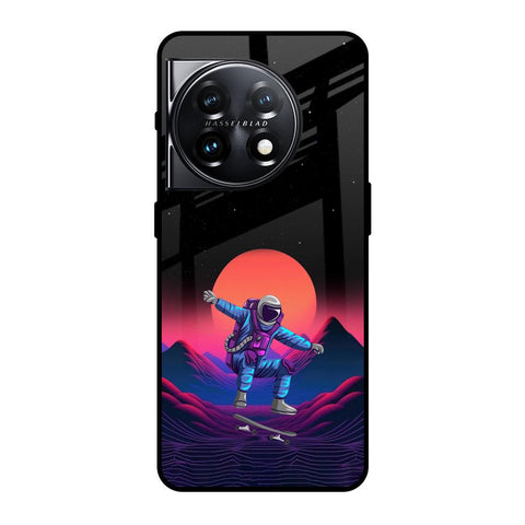 Retro Astronaut Glossy Case for OnePlus 11 5G