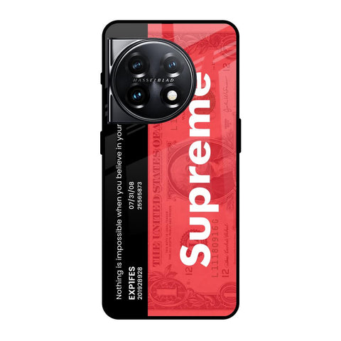 Supreme Ticket Glossy Case for OnePlus 11 5G