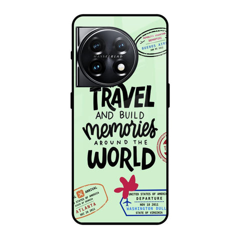 Travel Stamps Glossy Case for OnePlus 11 5G