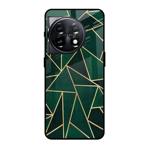 Abstract Green Glossy Case For OnePlus 11 5G