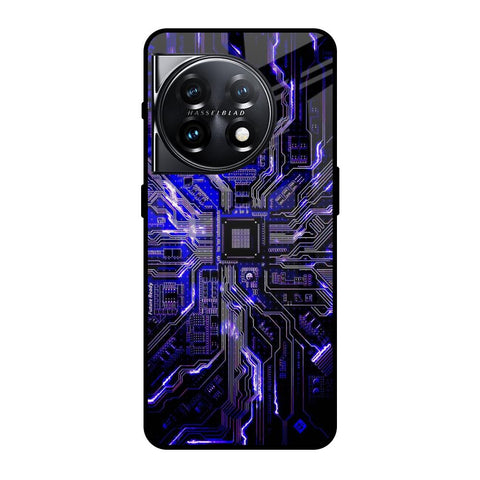 Techno Color Pattern Glossy Case For OnePlus 11 5G