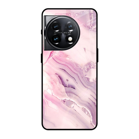 Diamond Pink Gradient Glossy Case For OnePlus 11 5G