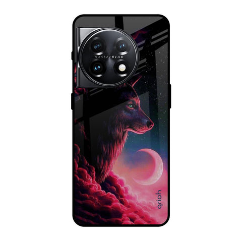 Moon Wolf Glossy Case for OnePlus 11 5G