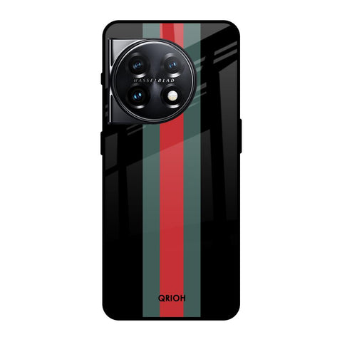 Vertical Stripes Glossy Case for OnePlus 11 5G