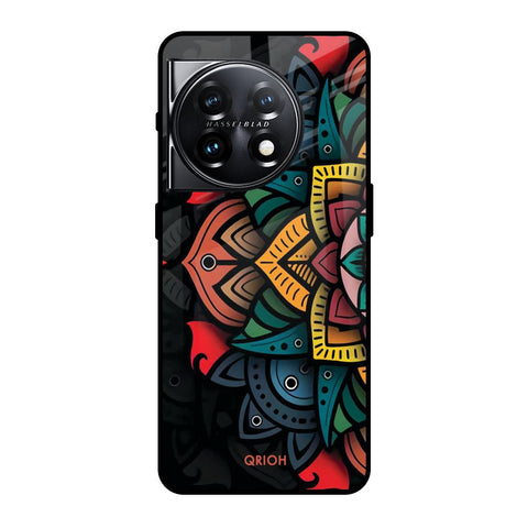 Retro Gorgeous Flower Glossy Case for OnePlus 11 5G