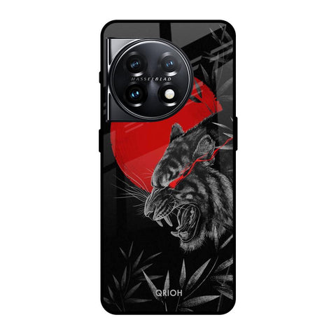 Red Moon Tiger Glossy Case for OnePlus 11 5G