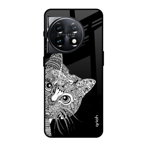 Kitten Mandala Glossy Case for OnePlus 11 5G