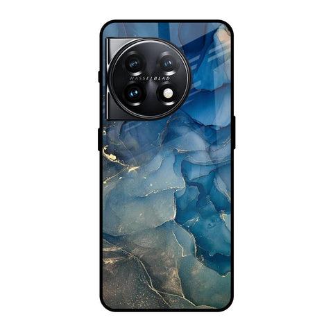 Blue Cool Marble Glossy Case for OnePlus 11 5G