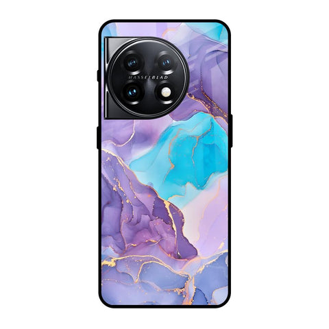 Alcohol ink Marble Glossy Case for OnePlus 11 5G