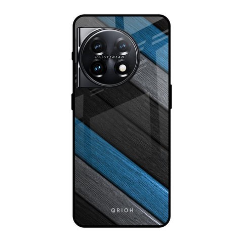 Multicolor Wooden Effect Glossy Case for OnePlus 11 5G