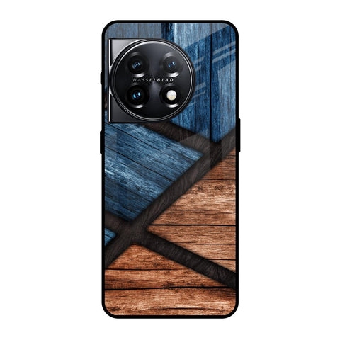 Wooden Tiles Glossy Case for OnePlus 11 5G