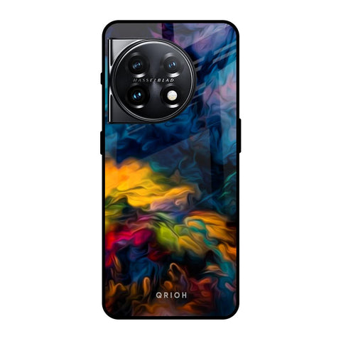 Multicolor Oil Painting Glossy Case for OnePlus 11 5G