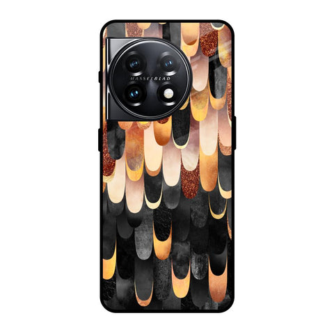 Bronze Abstract Glossy Case for OnePlus 11 5G