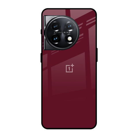 Classic Burgundy Glossy Case for OnePlus 11 5G